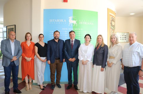 Una delegazione della città di Cazin (BiH) ha visitato la Regione Istriana