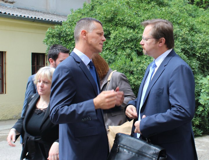 Il Ministro della sanità in visita alla Regione Istriana e all'Ospedale generale di Pola
