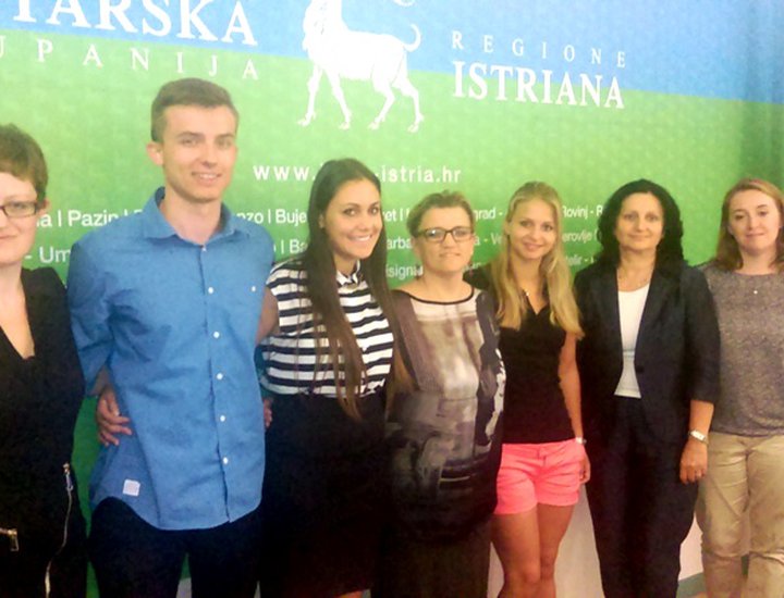 Ricevimento per i tirocinanti al progetto Istra Inspirit