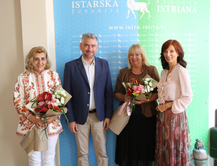 Župan Miletić upriličio prijem za ravnateljice domova za starije iz Pule i Novigrada