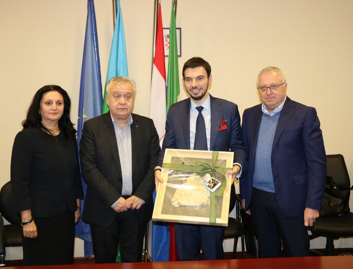 Ricevimento per il Console generale d'Italia a Fiume a fine mandato