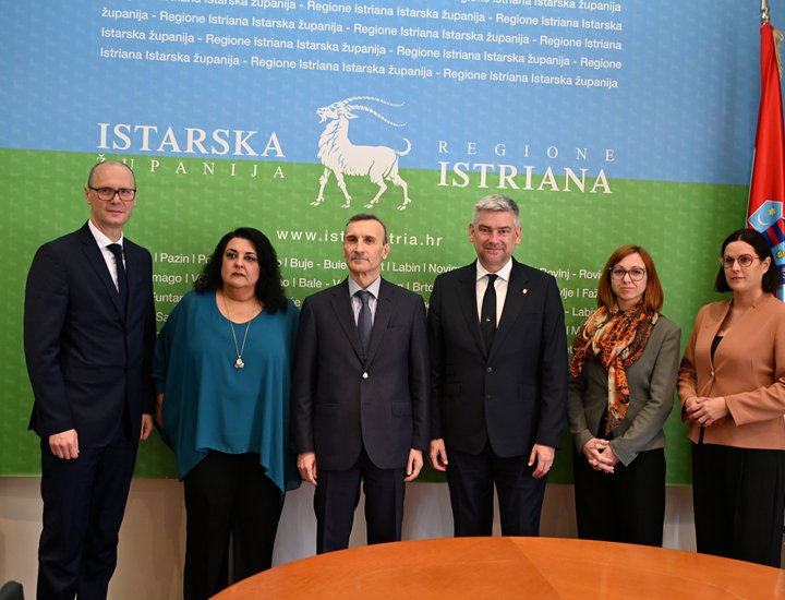 Energetika gospodarstvo i dvojezičnost u fokusu susreta župana  Miletića i veleposlanika Republike Italije u Republici Hrvatskoj Trichila