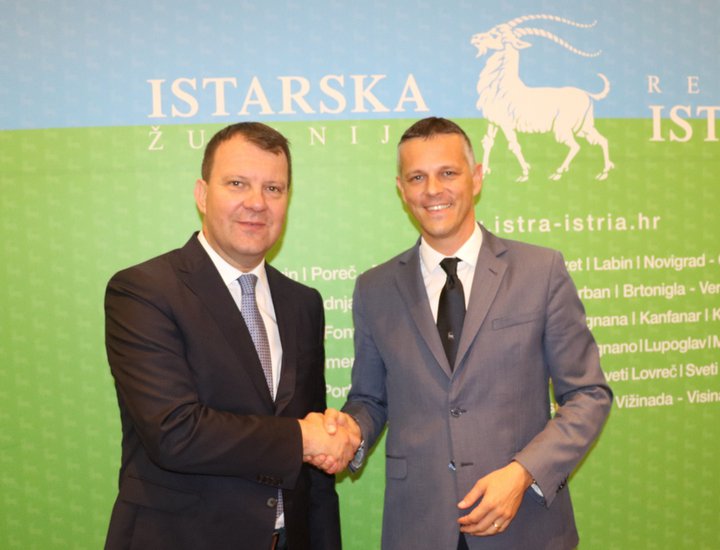 Ricevimento per la delegazione della Provincia autonoma della Voivodina