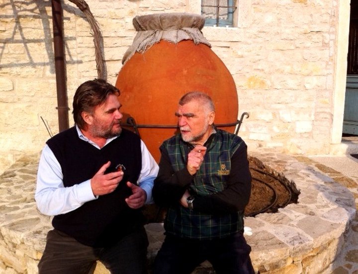 Pola - Il Presidente della Regione Istriana Ivan Jakovčić ha ricevuto l'ex Presidente della Repubblica di Croazia Stjepan Mesić