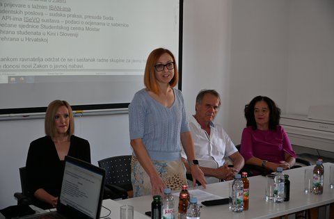 La Vicepresidente della Regione Acquavita ha partecipato alla riunione della Comunità dei centri studenteschi della Repubblica di Croazia