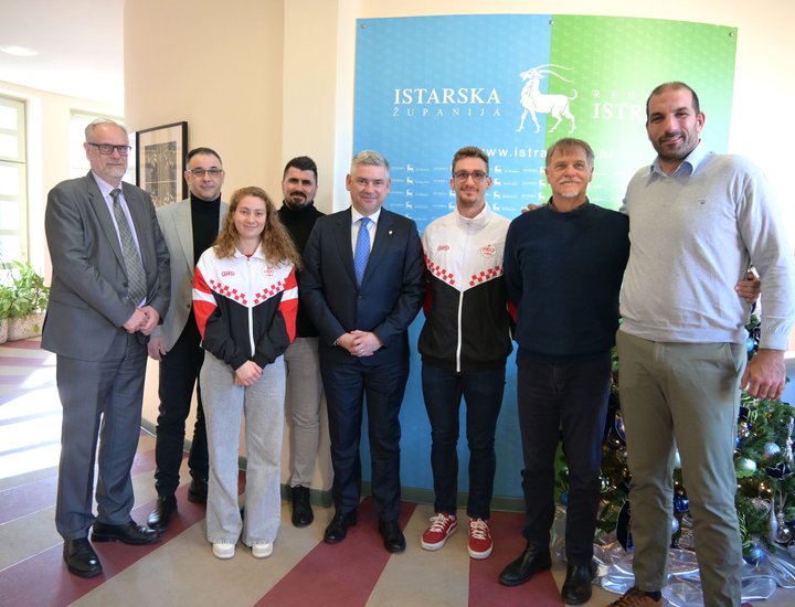 Župan Miletić upriličio prijem za uspješne istarske predstavnike na Olimpijadi za gluhe i nagluhe u Tokiju