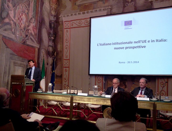 Si è tenuto a Roma un convegno sul tema "L'italiano istituzionale nell'UE e in Italia: nuove prospettive"