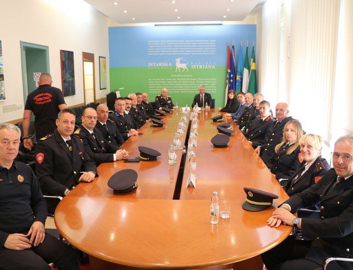 Ricevimento per la Comunità dei vigili del fuoco della Regione Istriana in occasione della Giornata internazionale dei vigili del fuoco