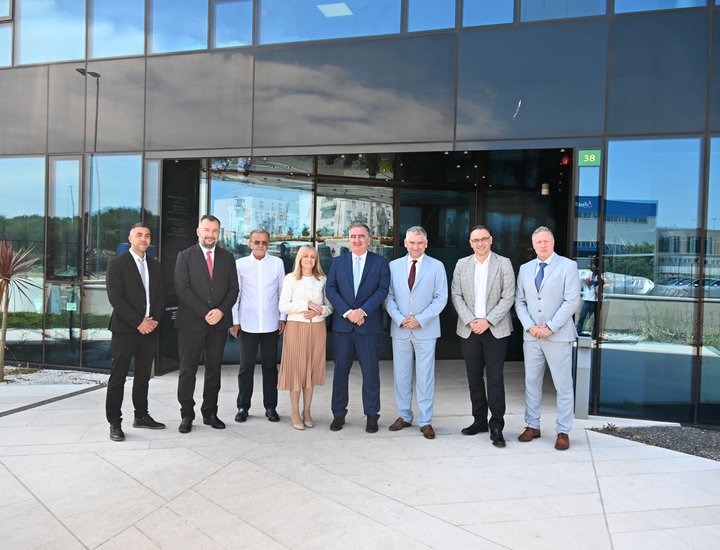 Il Presidente della Regione Istriana Miletić in visita al Gruppo Uniline