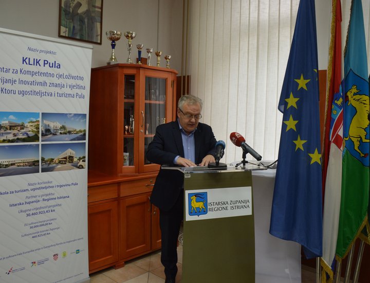 Presentato il progetto UE "Centro per lo sviluppo delle competenze innovative e delle abilità nel settore dell'industria alberghiera e del turismo Pola - CLICK Pola"