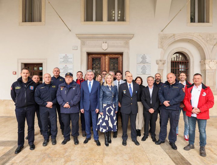 Organizzato il ricevimento della Regione Istriana e della Città di Pola, in occasione della Giornata Internazionale della Protezione Civile