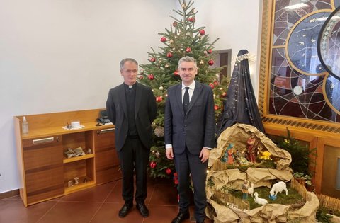 Župan Miletić u posjetu Porečkom i Pulskom biskupu