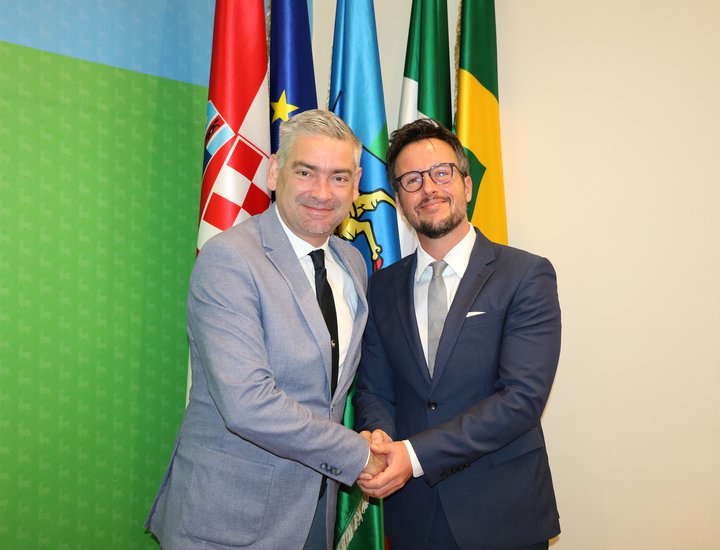 Župan Miletić primio ravnatelja Specijalne bolnice Rovinj na odlasku Marinka Radeta