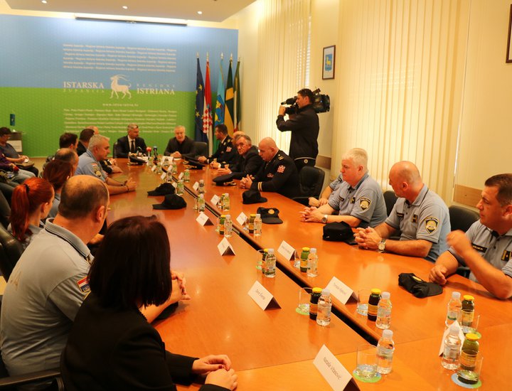 Ricevimento tradizionale della Regione Istriana e della Città di Pola in occasione della Giornata della polizia