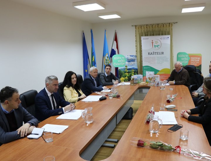 Župan Miletić u službenom posjetu Općini Lanišće