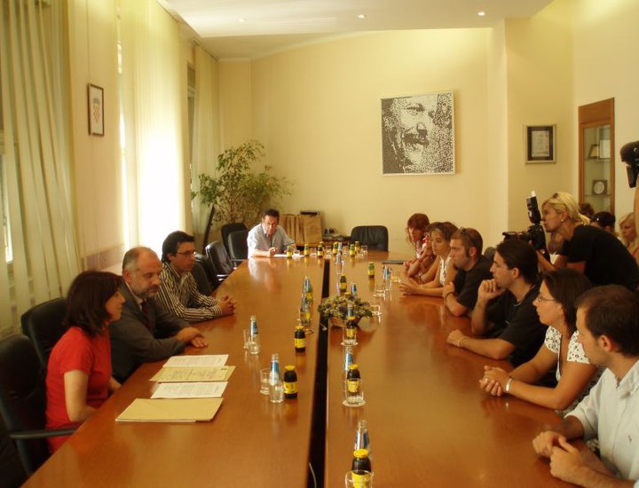 Pula: Primanje sudionika Eurodyssée 2007.