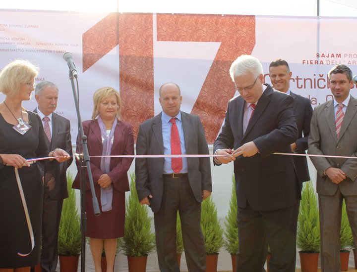 Apertura solenne della XVII Fiera dell'artigianato a Pola
