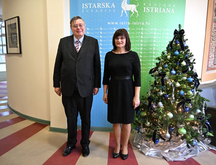 Veleposlanik Savezne Republike Njemačke NJ. E. Pascal Hector u nastupnom posjetu Istarskoj županiji