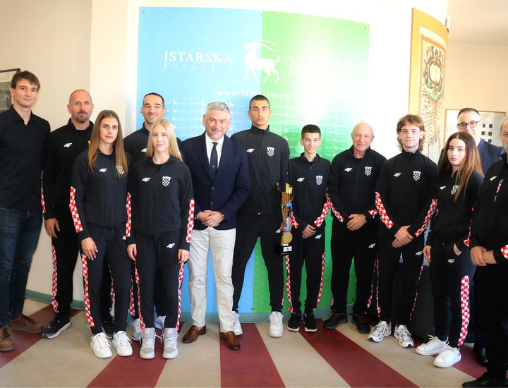 Župan Boris Miletić primio uspješne mlade istarske kickboksače