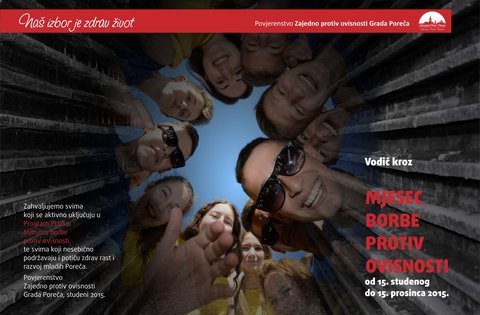 Program Mjeseca borbe protiv ovisnosti u Poreču
