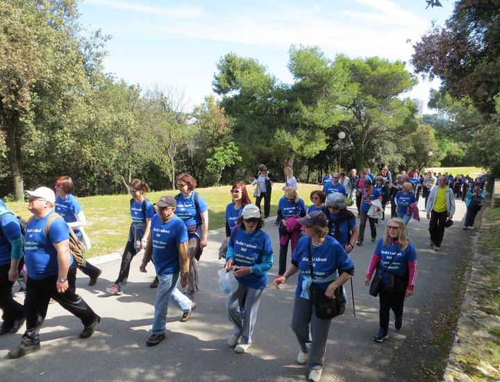 Pješačka manifestacija "Hoditi i zdravi biti - La salute viene camminando"