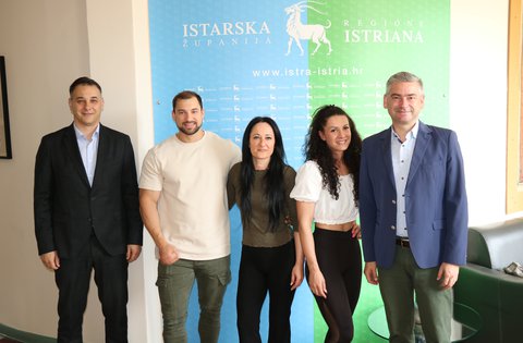 Župan Miletić upriličio prijem za članove pulskog Bodybuilding kluba Mornar