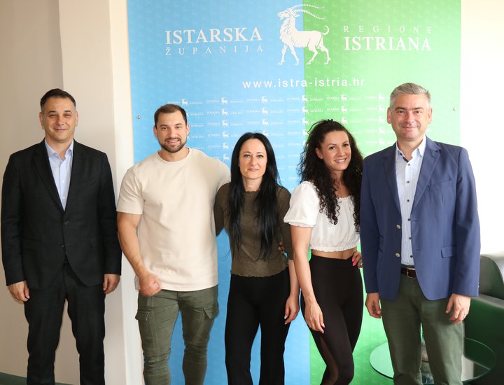 Župan Miletić upriličio prijem za članove pulskog Bodybuilding kluba Mornar