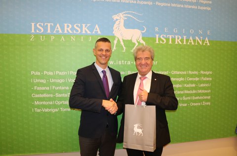 Una delegazione del Distretto di Costanza in visita alla Regione Istriana