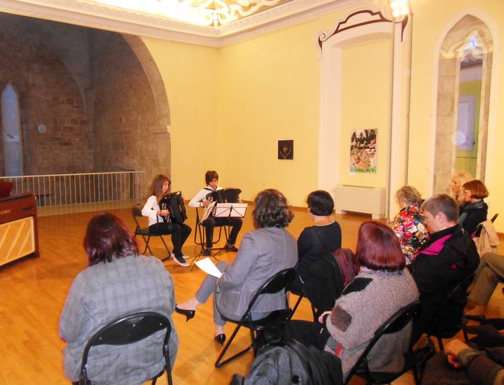 Apertura della mostra "Espansioni èvoluta" nella Sala della Dieta Istriana a Parenzo