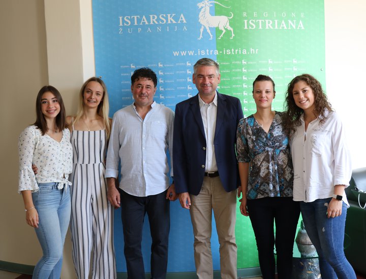 Župan Miletić upriličio prijem za Koturaljkaški klub Uljanik