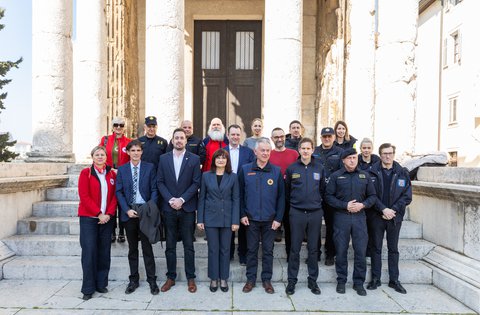 Održan zajednički prijem Grada Pule i Istarske županije povodom Međunarodnog dana civilne zaštite i Dana civilne zaštite RH