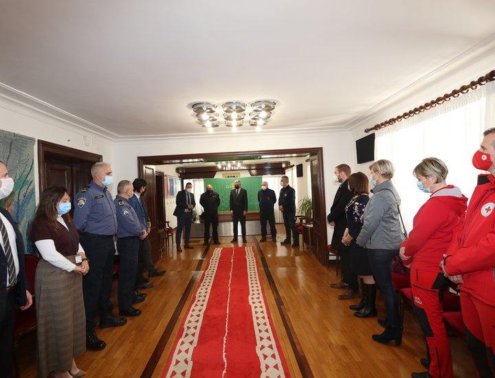 Upriličen prijem povodom Međunarodnog dana civilne zaštite
