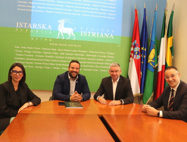 Održan radni sastanak župana Borisa Miletića i gradonačelnika Grada Pule Filipa Zoričića