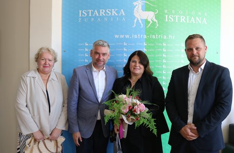 Il presidente Miletić ha ricevuto la manager dell'anno Arijela Draguzet