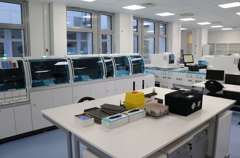 Il Reparto di diagnostica di laboratorio opera con successo ormai da un anno nei nuovi vani