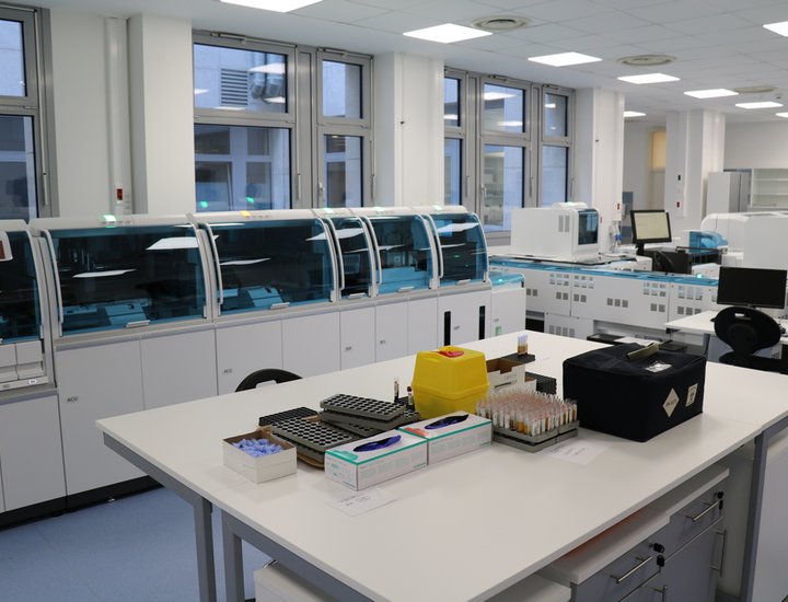 Il Reparto di diagnostica di laboratorio opera con successo ormai da un anno nei nuovi vani